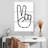 Khadijeh Peace Sign-108664036