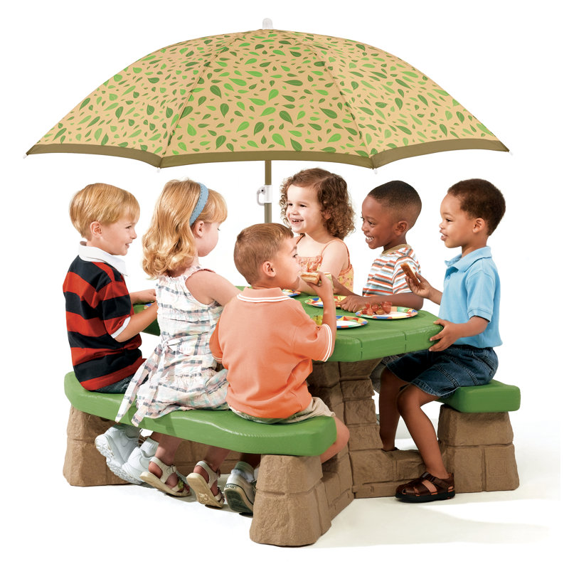 Kids 2 Piece Oval Outdoor Table Or Chair and Chair Set