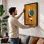 Abstract Figure with Geometry Geometric - Framed Print-30862784-30862788
