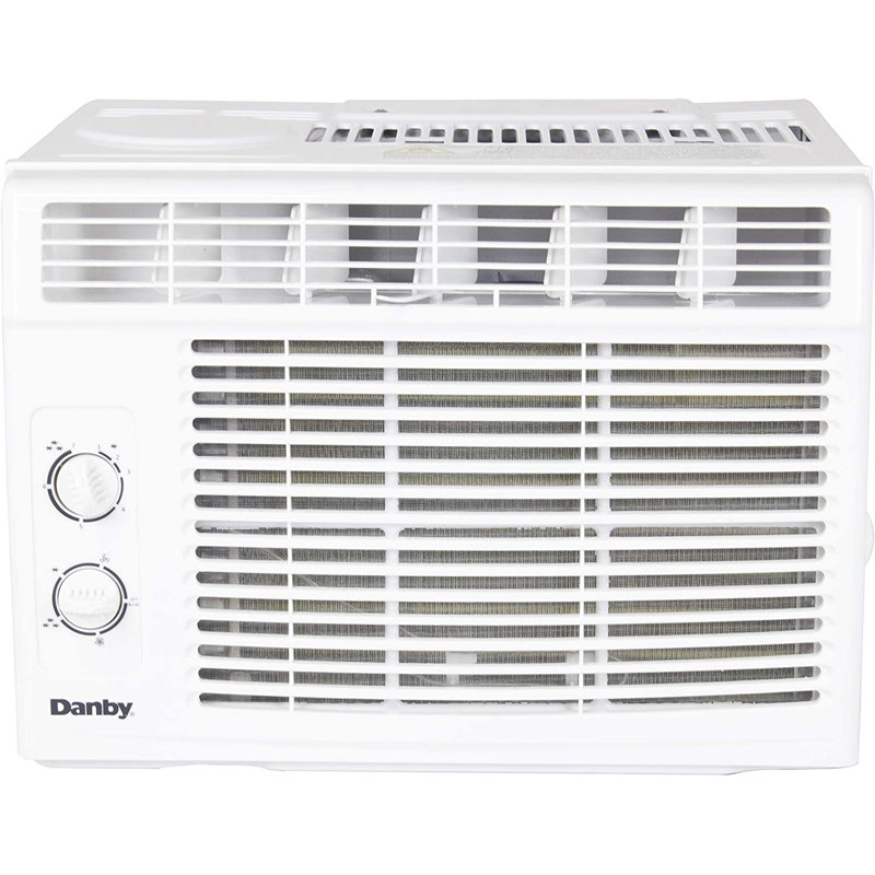 White Compact 5000 BTU Window Air Conditioner