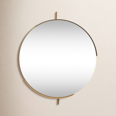 Elmina Metal Round Mirror