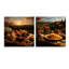 Romantiques rustiques pâtes de plaisirs - ensemble de 2 art mural en verre acrylique Pasta-1169727711