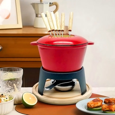 Breeins 2L Cast Iron Stock Pot