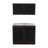 Ashura 39.3" W Manufactured Wood 2-Piece Kitchen Cabinet Set with Sink Base and Wall Cabinet- Wenge-604702543