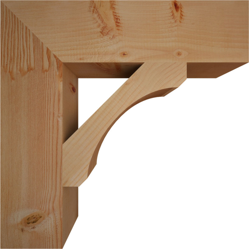 Support à bloc lisse H 5 po x l 5 1/2 po x P 24 po x H 24 po, Sapin de Douglas, Lisse, H 24 po x l 5,5 po x P 24 po