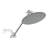 Rain Adjustable Shower Head 1.8 GPM GPM-86671334