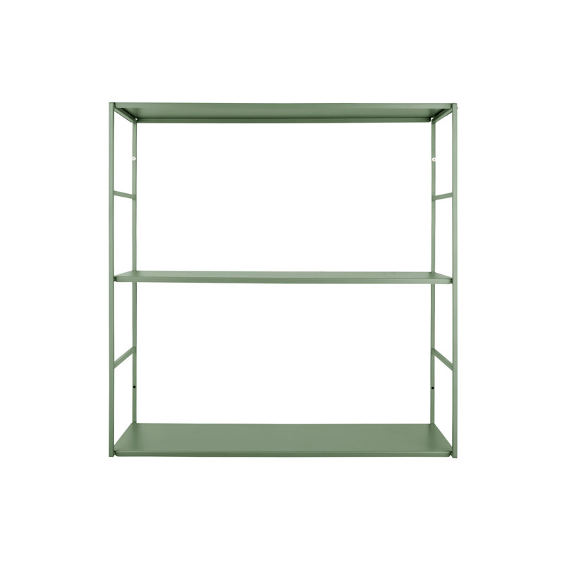 60cm W Metal Shelving Unit, Jungle Green