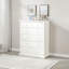Commode de chambre à 6 tiroirs Sumerlin - blanc-113522100