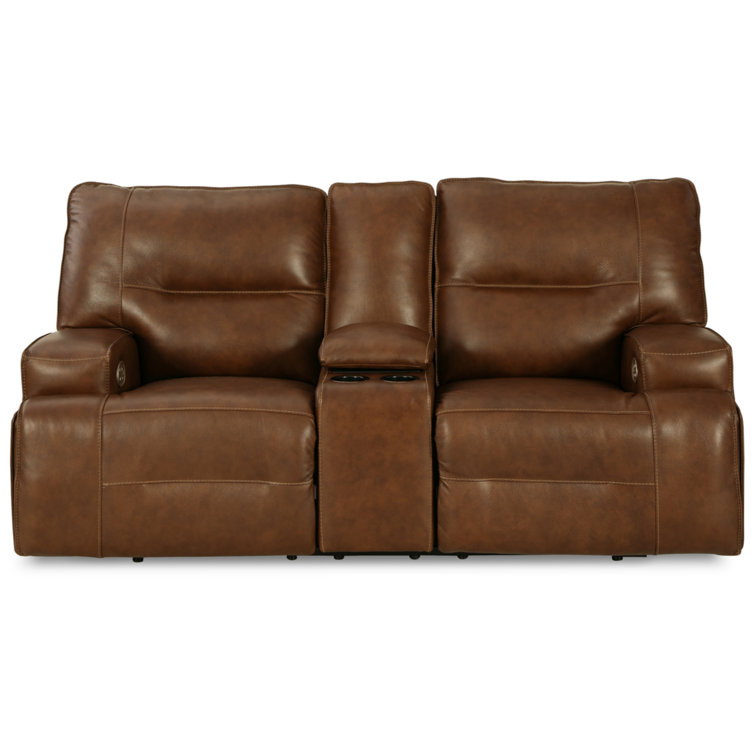Francesca 82'' Upholstered Power Reclining Loveseat