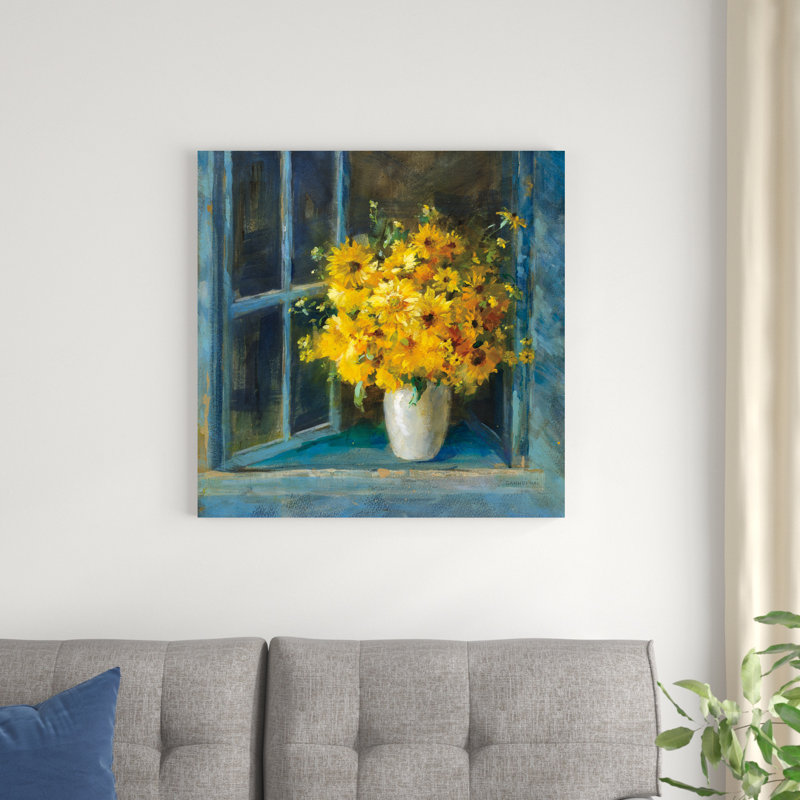 " Sunny Windowsill ", 30" H x 30" W x 1.25" D