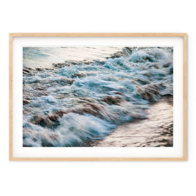 Rush Waves - Peinture encadrée sur papier