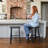 Maven Lane Vincent Wooden Kitchen Stool-655363866-655363860