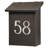 Classic Brass Wall Mounted Mailbox