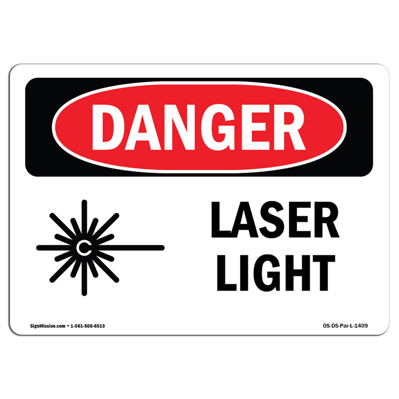 Enseigne laser en aluminium 12 x 18, H 18 po x l 24 po x P 0,1 po