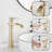 Single-handle Bathroom Faucet with Drain Assembly-129257944