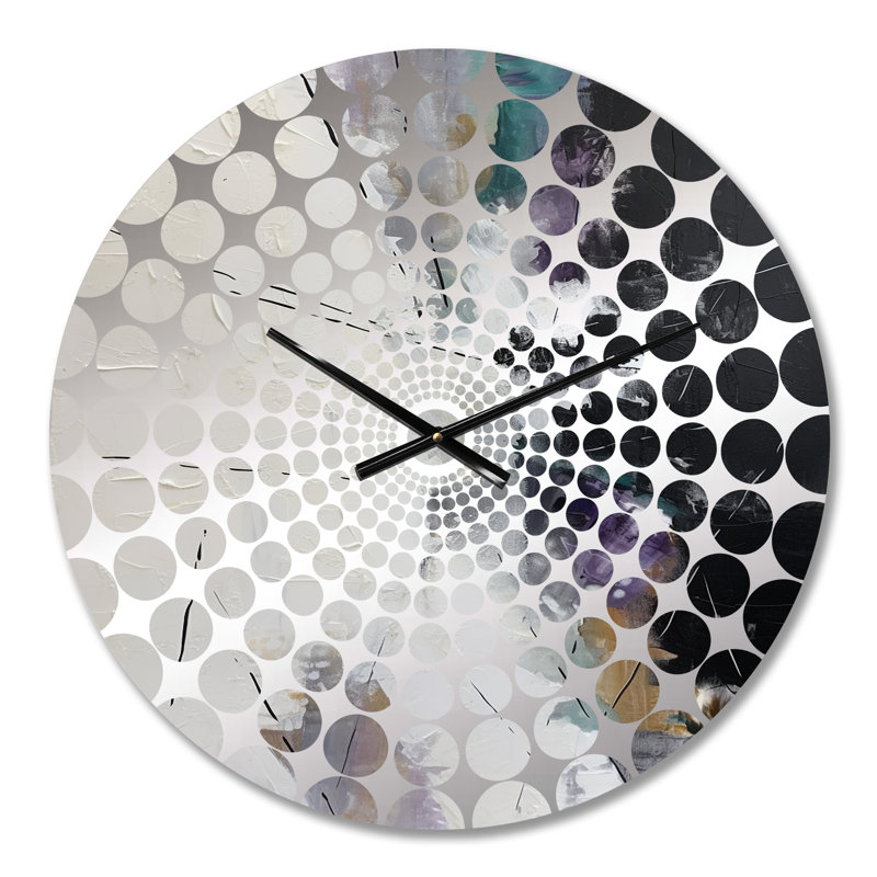 Amandajo - Horloge murale géométrique abstraite, Petit