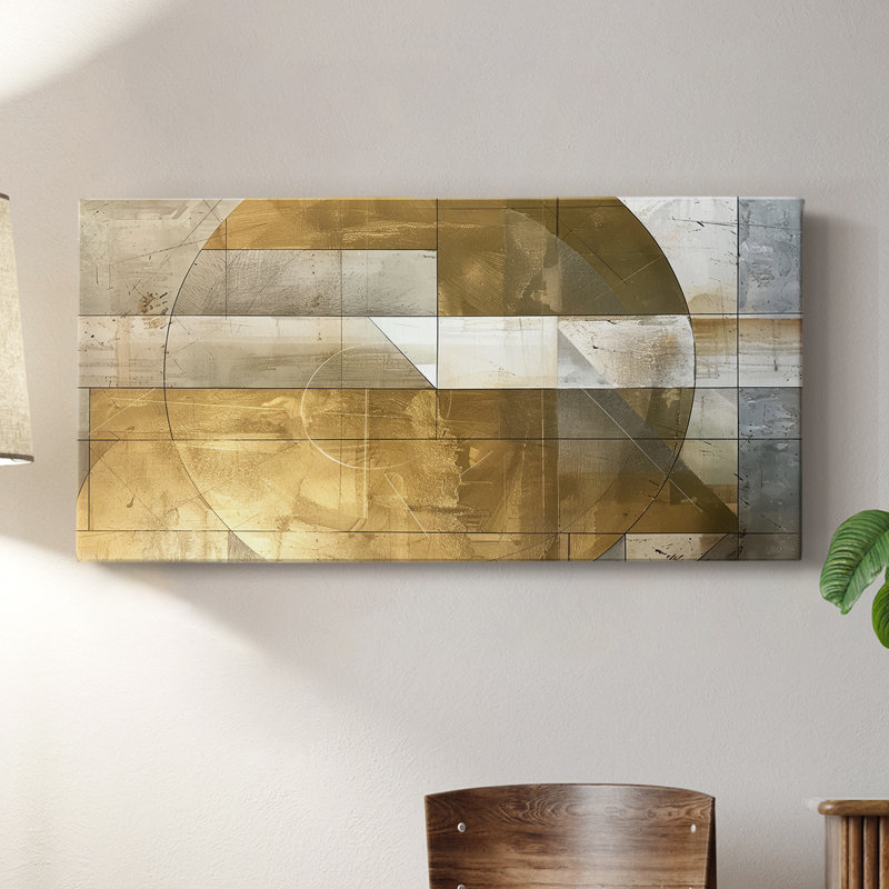Abstract Series 1 #LXXV-Gallery Wrapped Canvas, 16" H x 32" W