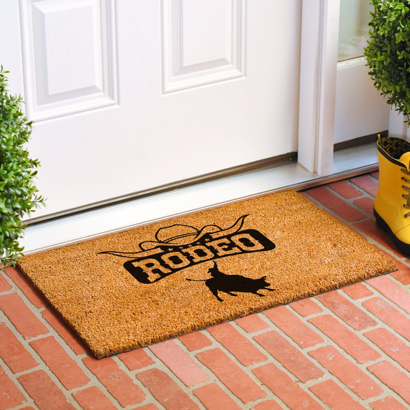 Tapis antidérapant pour l'intérieur et l'extérieur Triamkitsawat Rodeo, L 17 po x L 29 po