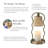 Twirl Candlewarmer Lamp with Timer - Dimmable Wax Melt Heater, 3 Lighting Modes & Auto Shutoff