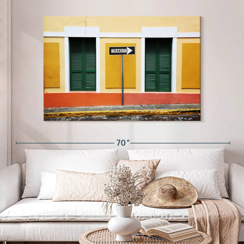 Sirci, rue San Juan vibrante, H 34 po x l 51 po