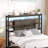 Storage Headboard With LED Lights And Charging Station-461724011-461723927