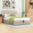 Upholstered Platform Bed with a Hydraulic Storage System-794724900-794724901