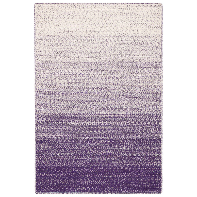 Trisler Natural Fiber Hand Loomed Jute Ombre Rug, Rectangle 4' x 6'