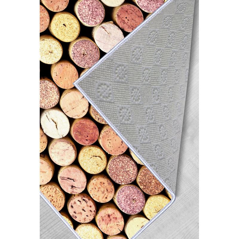 Elegant Machine Washable Area Rug, 100% Polyester, 70.9 x 110.2 inches | Non-Slip PVC Dot Underside, 0.3 in Pile Height | 3D Digital Print Design, Durable & Easy Care for Living Room, Bedroom, & Dining Spaces