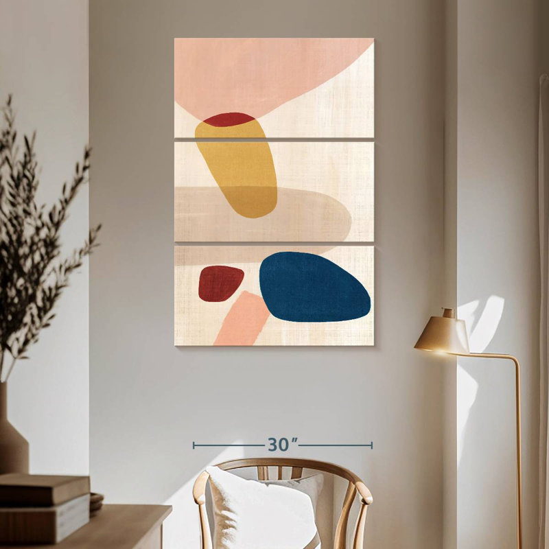 Avery Pink Pebbles, 65" H x 42" W