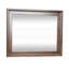 Miroir de commode rectangulaire Chronister