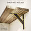 Tablette en bois 3 pièces Alagan