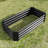 Black Rectangle Metal Raised Garden Bed For Flowers And Vegetables, 421Ft, Rust - Material, Quick Assembly 421Ft Herbs Black, Build, Proof-274424744-274424747