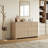 Allete 55.2"W Modern Fluted Panel 7-Drawer Dresser-243733643