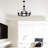 Vedha 8 - Light Iron Dimmable Wagon Wheel Chandelier-1782011239