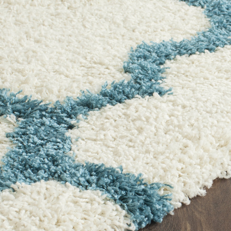 Lena Geometric Hand Woven Area Rug, Rectangle 91 x 152 cm