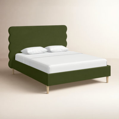 Henley Upholstered Scalloped Bed