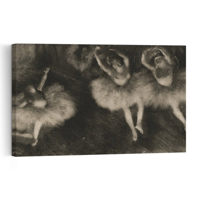 Three Ballet Dancers, C.1878 Impressionist Abstract Contemporary Bird Wall Art Print