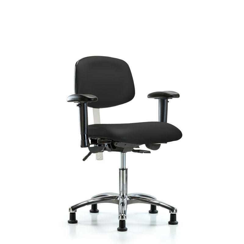 Chaise de travail Blue Ridge, Noir, Patins, Inclus