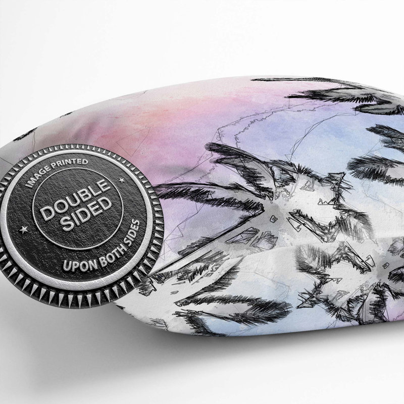 Square Throw Cushion, 40cm H x 40cm W x 15cm D