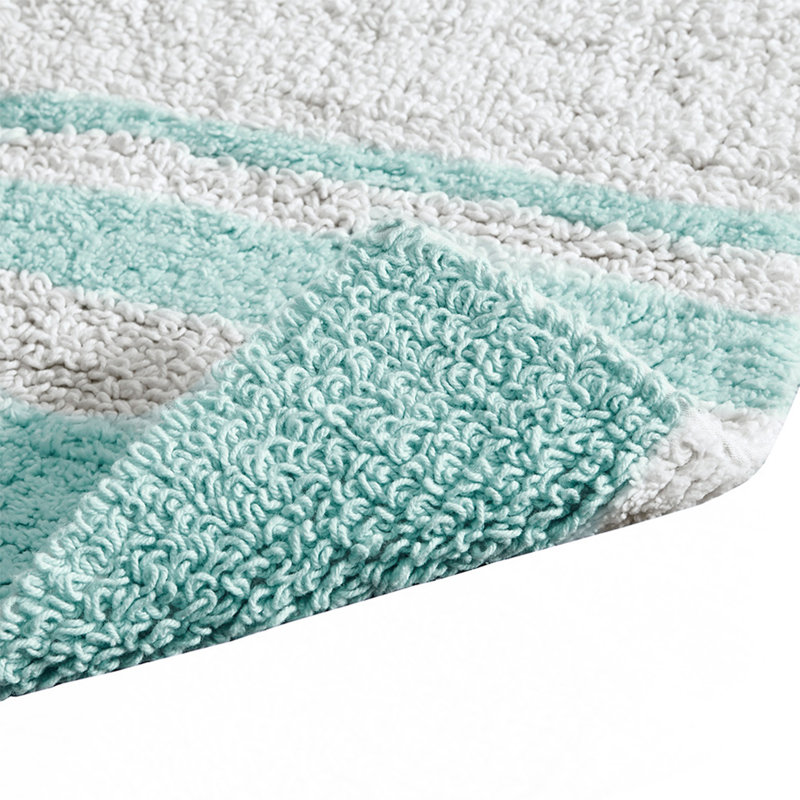Reversible Bath Rug（Only One Rug）, Aqua