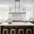 8 - Light Dimmable Industrial Linear Kitchen Island Chandelier With Metal Accents for Pool Table Dining Room-430712878-433209134
