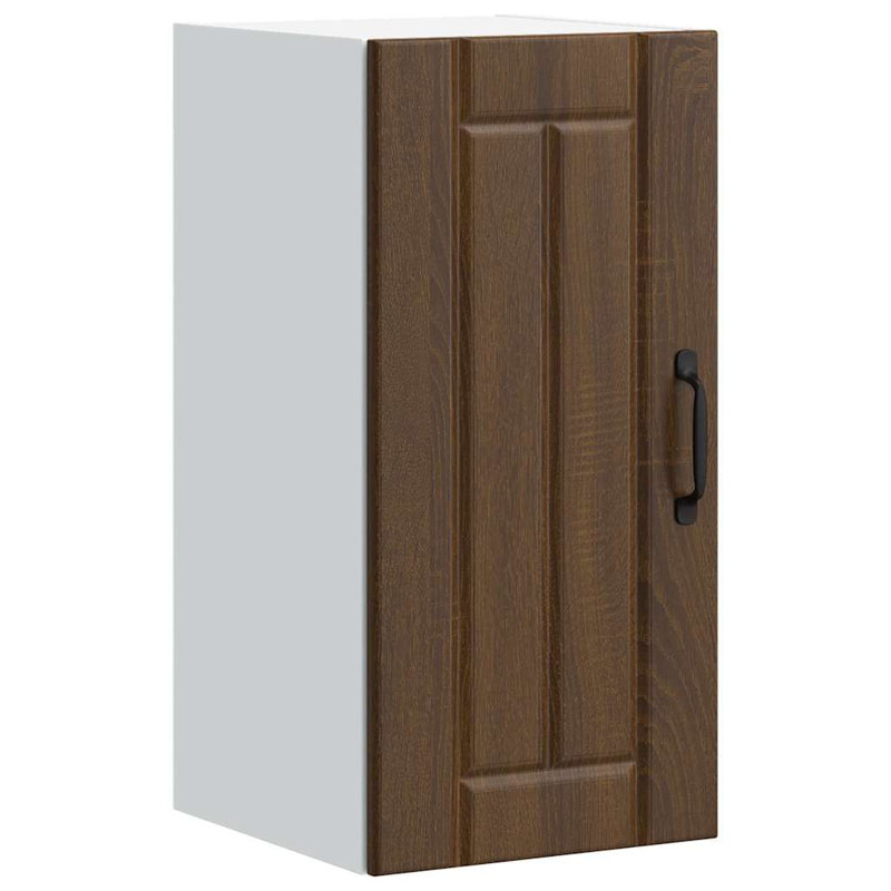 Carty Standard Wall Cabinet, brown oak