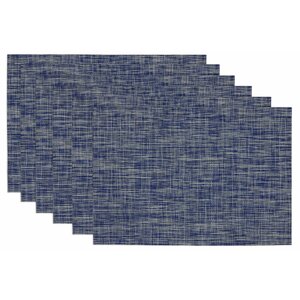 Ivanna Tonal Tweed 6 Piece Placemat Set