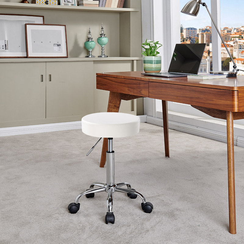 Tabouret de laboratoire Raynette, Blanc