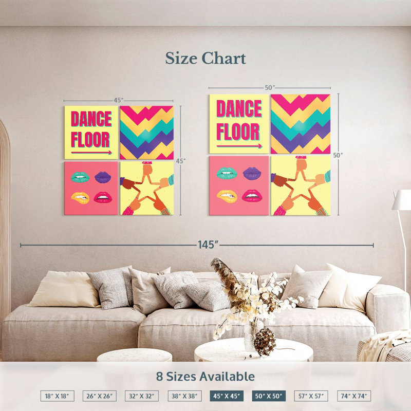 Tergel Retro Dance Floor Typography