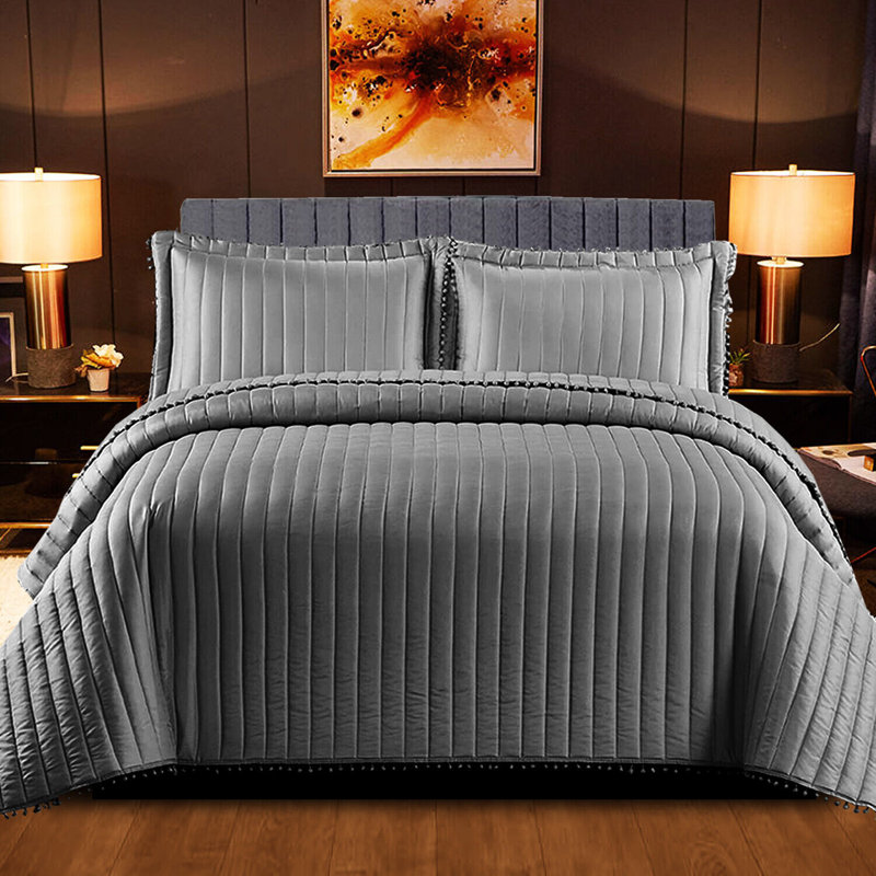 Alivea Throw Blanket, Grey