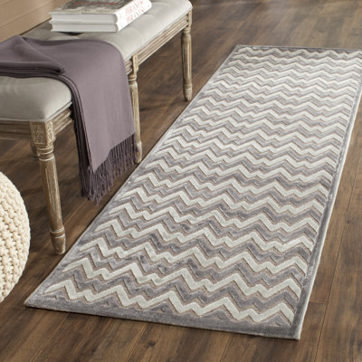 Tapis performance à chevrons Drew