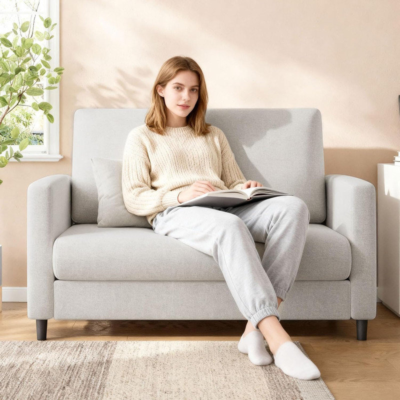 Canapé d'appoint Boneless, Beige