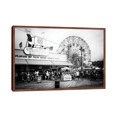 Boardwalk Coney Island by Philippe Hugonnard - Print on Canvas