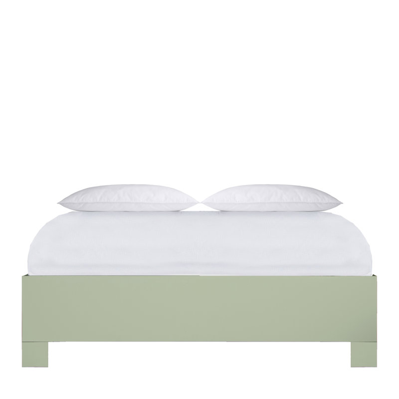 Ohana Low Profile Standard Bed, King, Celery Green